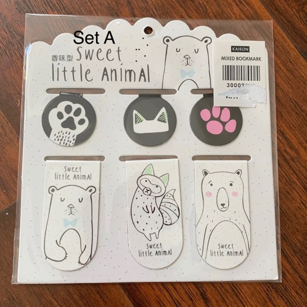 Magnetic Bookmarks Set